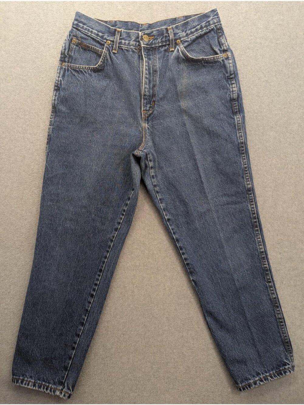 Vintage Chic Mom Jeans Womens 18P Blue Medium Wash High Rise Relaxed USA 90s